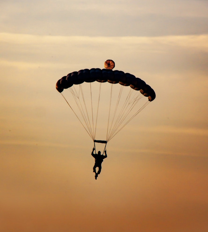 parachutist