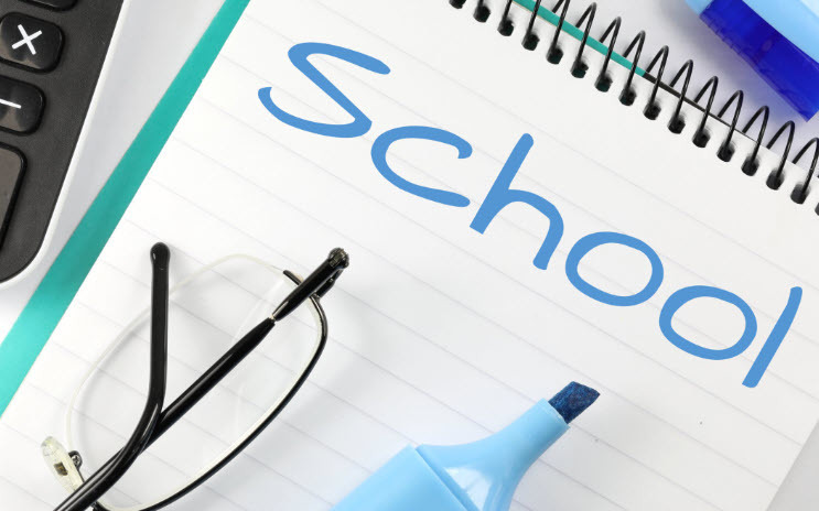 school notepad