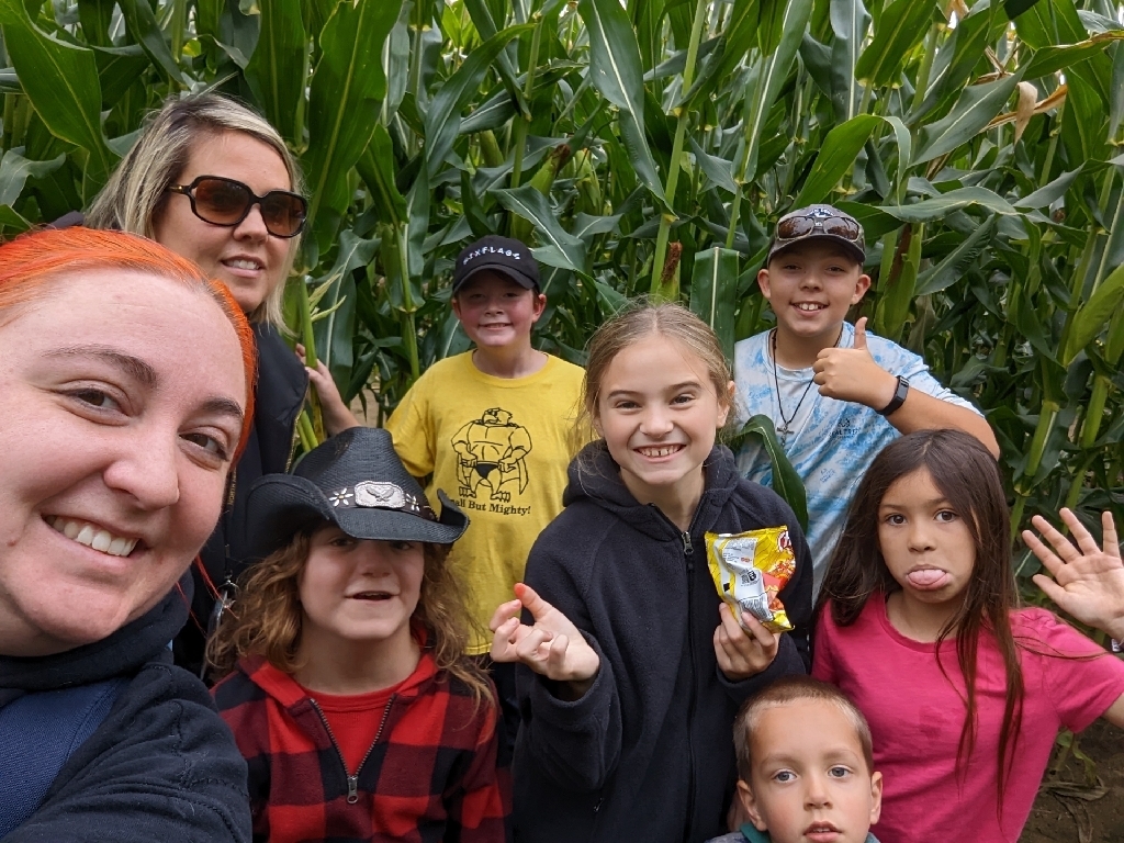 the end of the corn maze